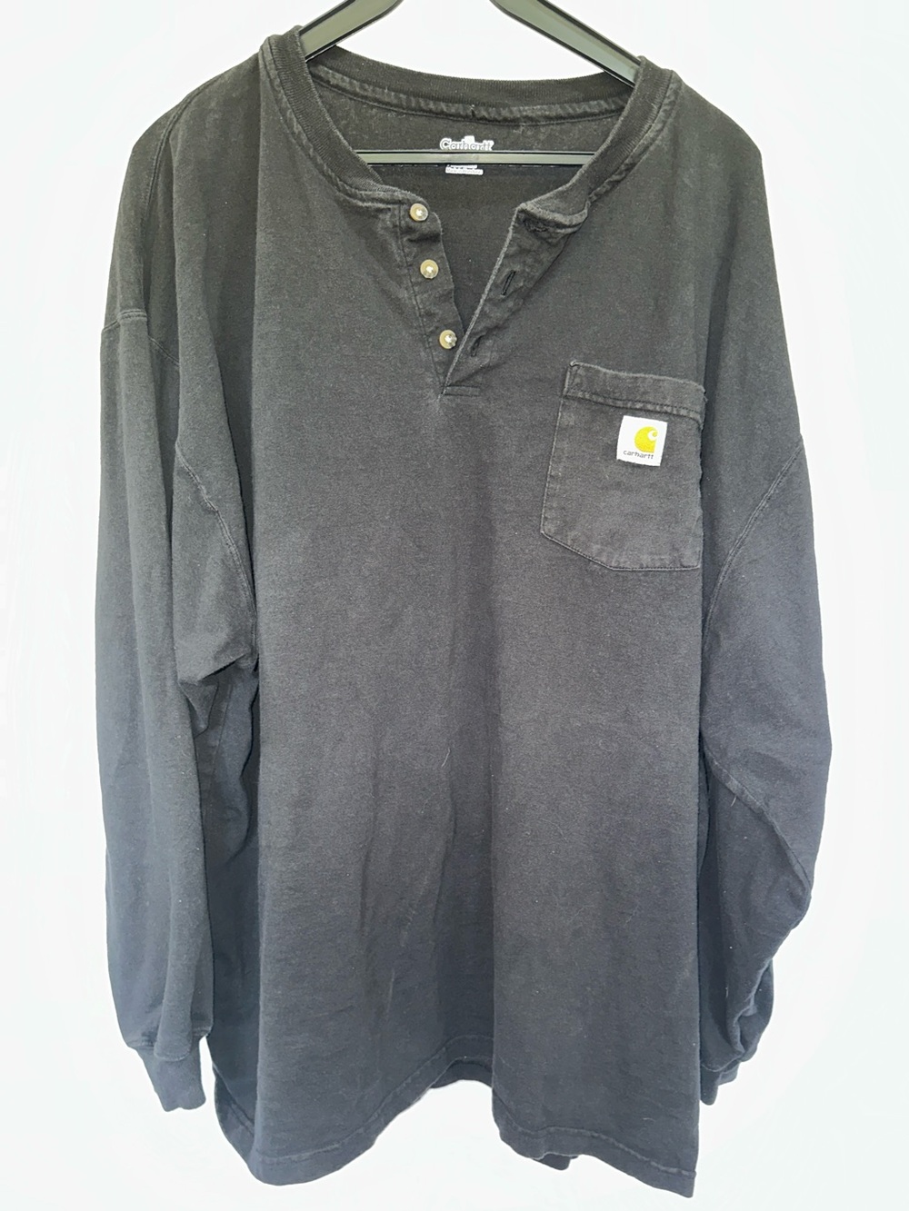 Carhartt Black Pocket Henley
